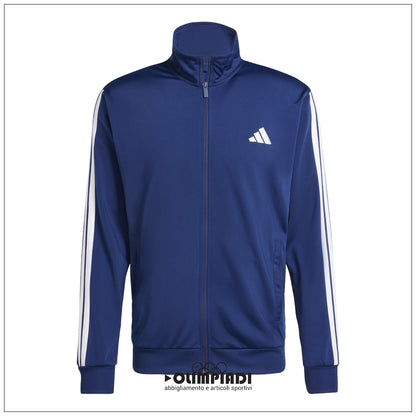 Tuta Uomo Adidas 3-Stripes Tricot Tracksuit - JI8859 | Blu