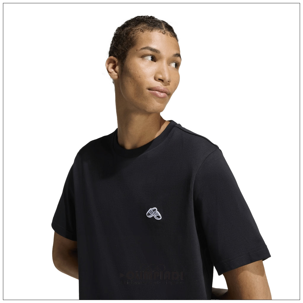 T-Shirt Uomo Adidas Slide Graphic - JZ4997 Nero | Regular Fit