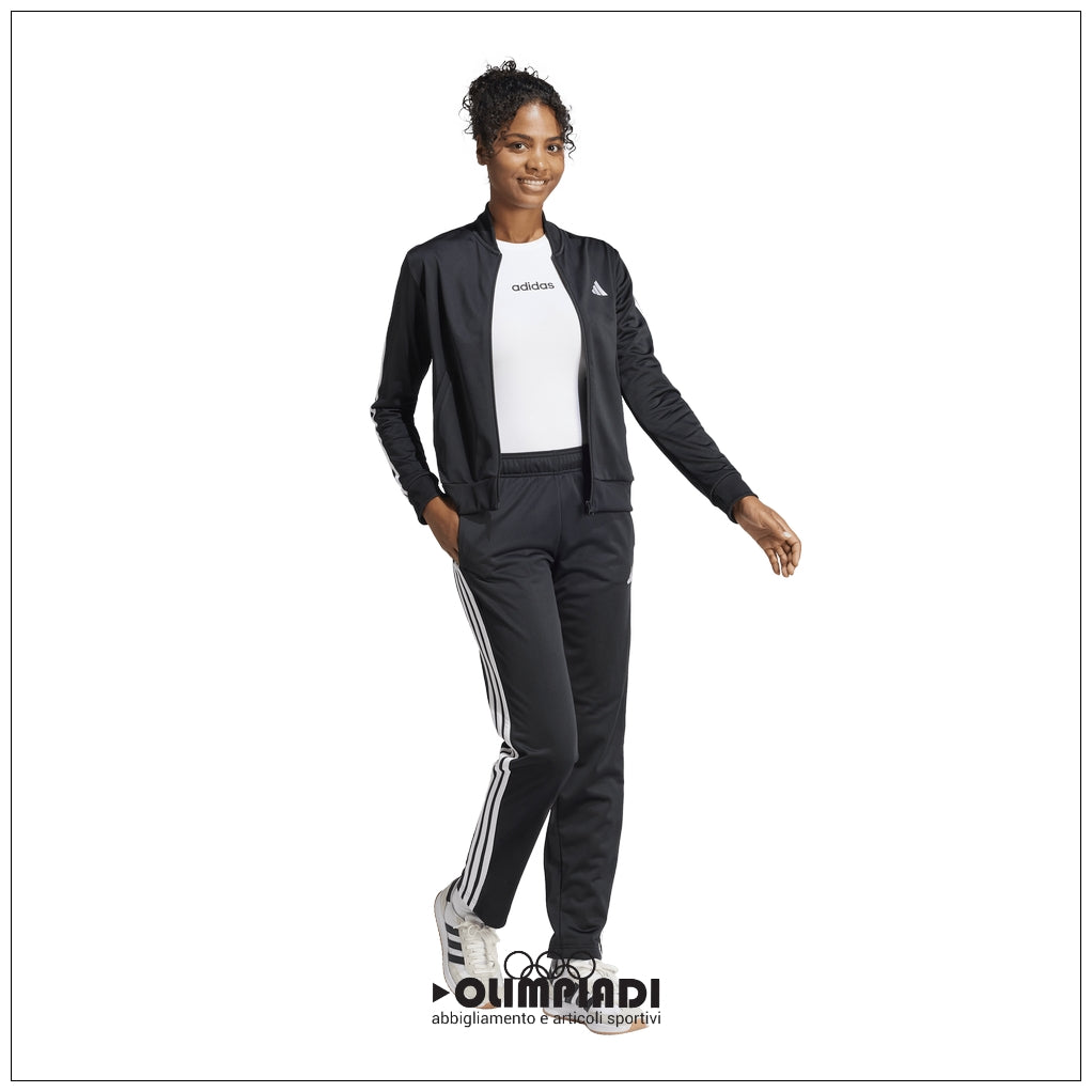 Tuta Donna Adidas Essentials 3-Stripes - JD5434 Nero