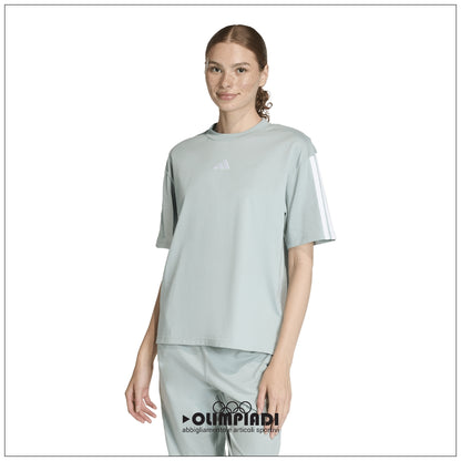 T-Shirt Donna Adidas 3-Stripes Boyfriend - KC5204 | Oversize