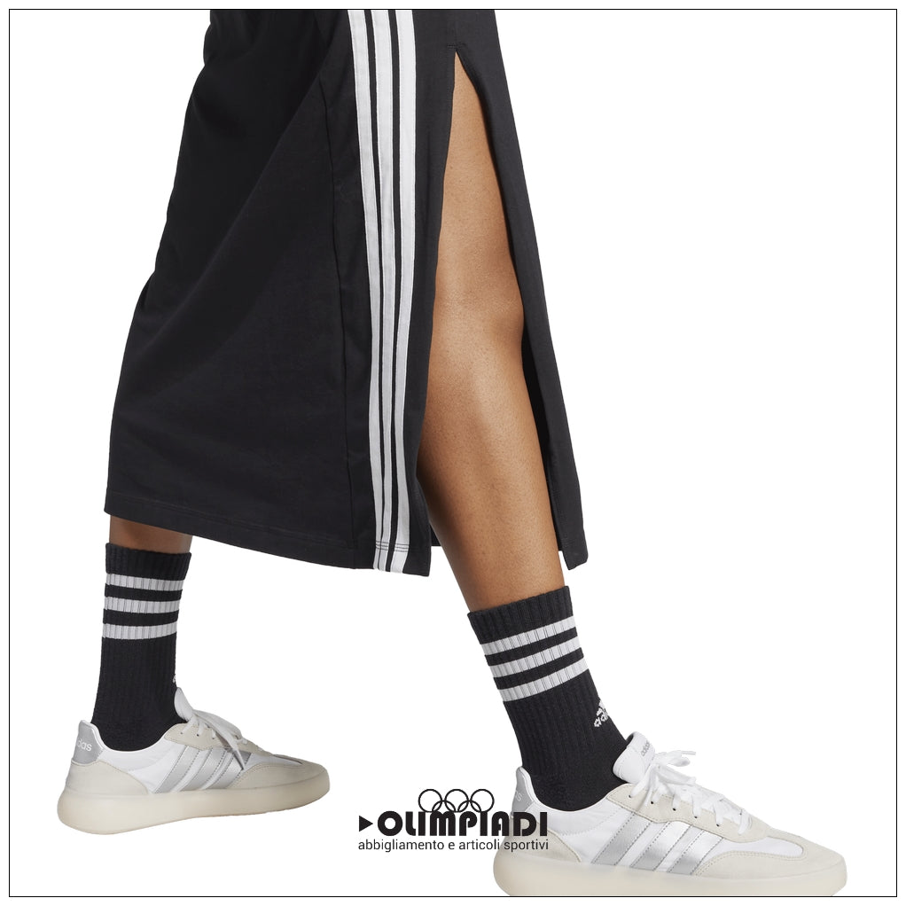 Vestito Donna Adidas 3-Stripes Single Jersey - JE1208 | Stile Sportivo NERO