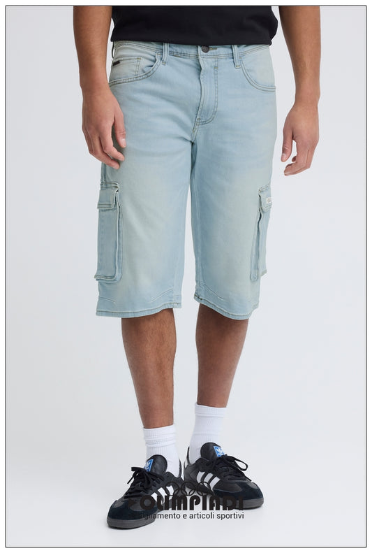 Bermuda Cargo Blend He - 20713329 Azzurro Denim Chiaro