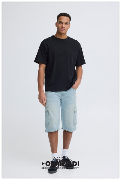 Bermuda Cargo Blend He - 20713329 Azzurro Denim Chiaro