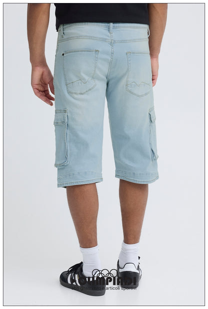 Bermuda Cargo Blend He - 20713329 Azzurro Denim Chiaro