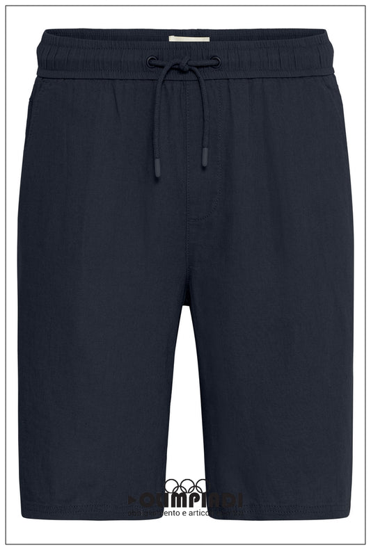 Bermuda in Lino Blend He BHMALVIN - 20720263 Blu Navy