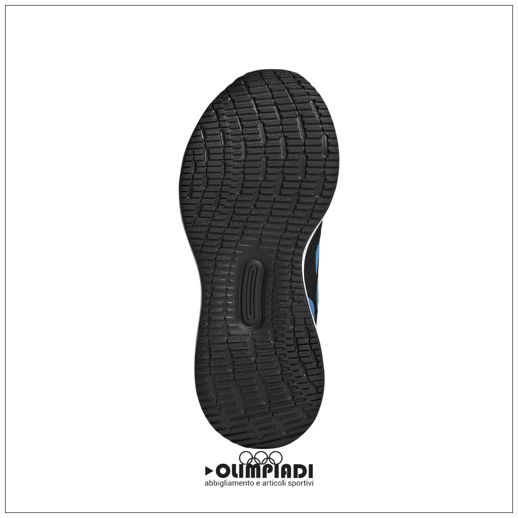 Scarpe Adidas Runfalcon 5 EL K - JP9399 Nero/Azzurro | Ragazzo