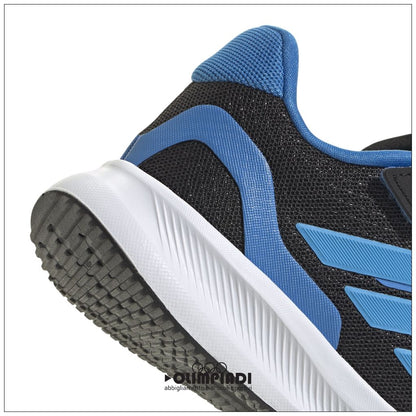 Scarpe Adidas Runfalcon 5 EL K - JP9399 Nero/Azzurro | Ragazzo