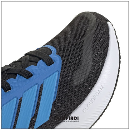 Scarpe Adidas Runfalcon 5 EL K - JP9399 Nero/Azzurro | Ragazzo