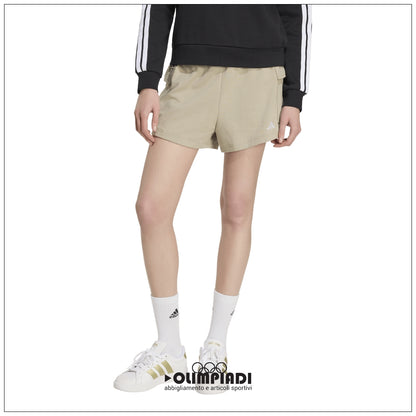 Pantaloncini Cargo Adidas W SL FT SHO Donna - KC5255 Beige