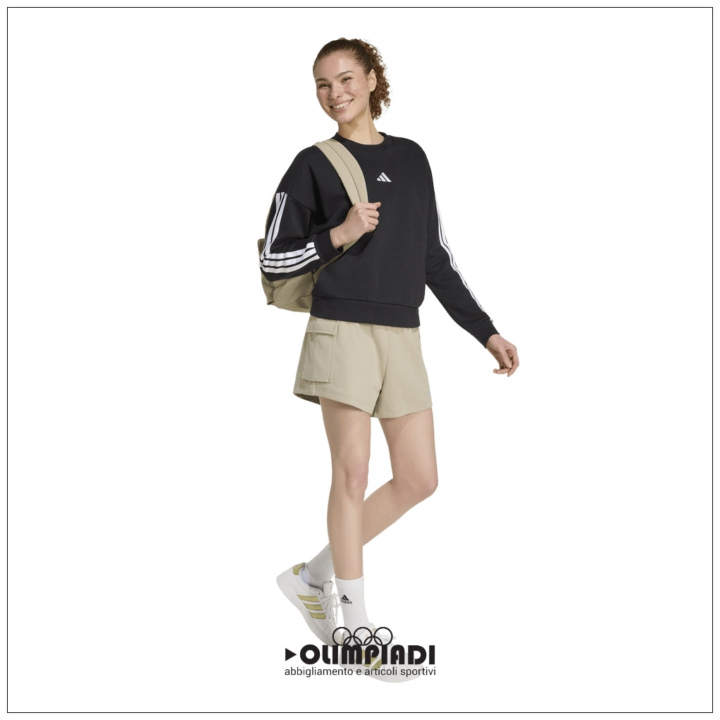 Pantaloncini Cargo Adidas W SL FT SHO Donna - KC5255 Beige