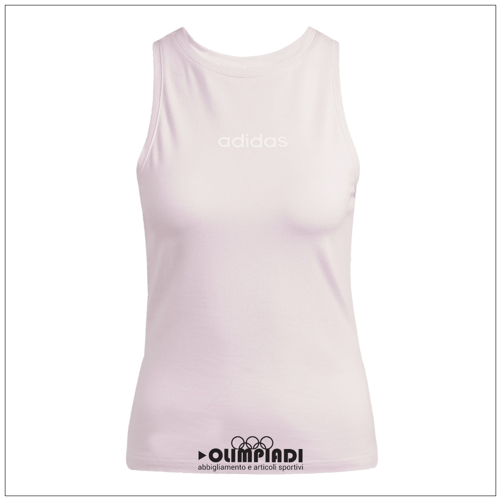 Canotta Donna Adidas W LINSJ TK - JC5797 | Rosa Chiaro