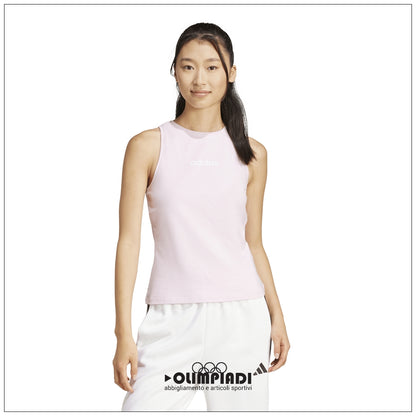 Canotta Donna Adidas W LINSJ TK - JC5797 | Rosa Chiaro