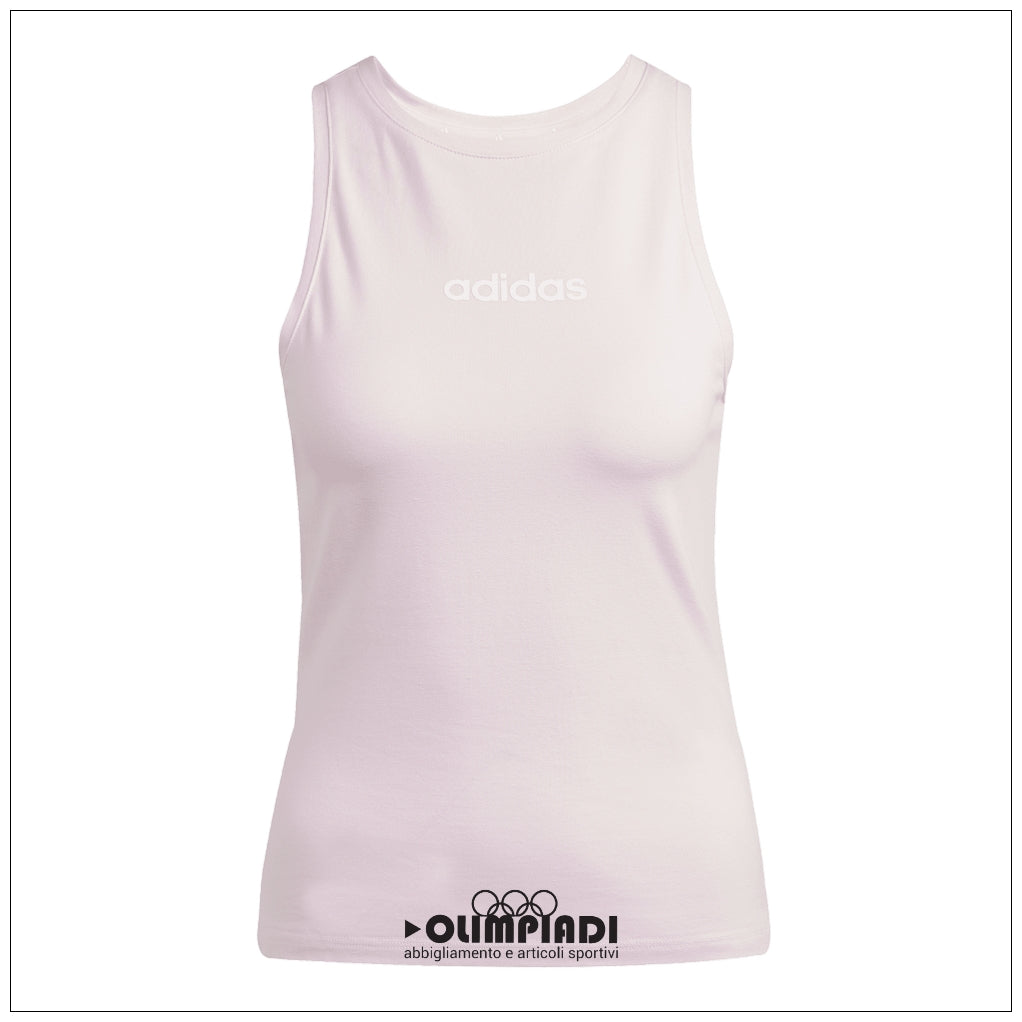 Canotta Donna Adidas W LINSJ TK - JC5797 | Rosa Chiaro