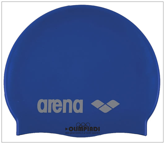 Cuffia Nuoto Arena Classic Silicone - 91662-077 Blu