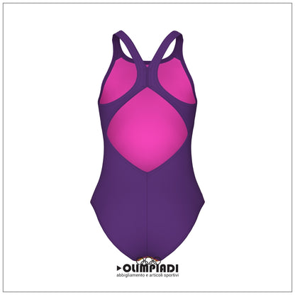 Costume Intero Bambina Arena Multi Colours V Back - 009007-909