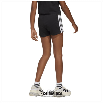 Pantaloncini Bambina Ragazza Adidas 3-Stripes French Terry - JJ3386