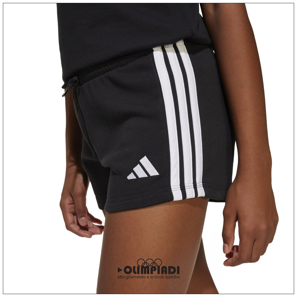 Pantaloncini Bambina Ragazza Adidas 3-Stripes French Terry - JJ3386