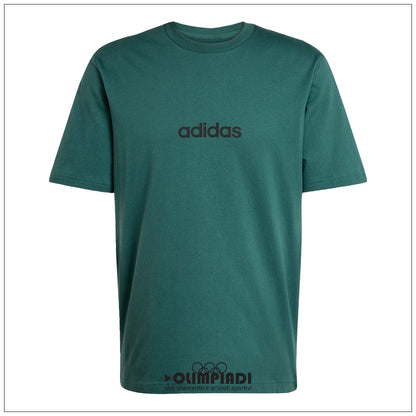 T-Shirt Uomo Adidas Linear Single Jersey - JE8997 | Verde