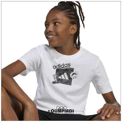 T-Shirt Bambino Ragazzo Adidas Camo Train - KA2976