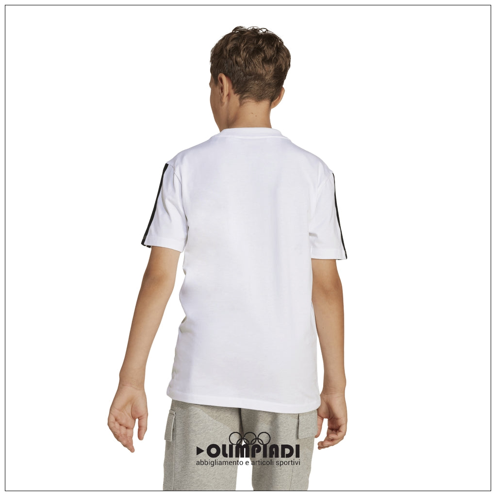 T-Shirt Bambino Ragazzo Adidas 3-Stripes - JD6488