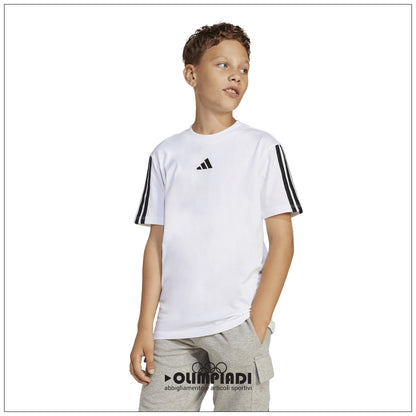 T-Shirt Bambino Ragazzo Adidas 3-Stripes - JD6488