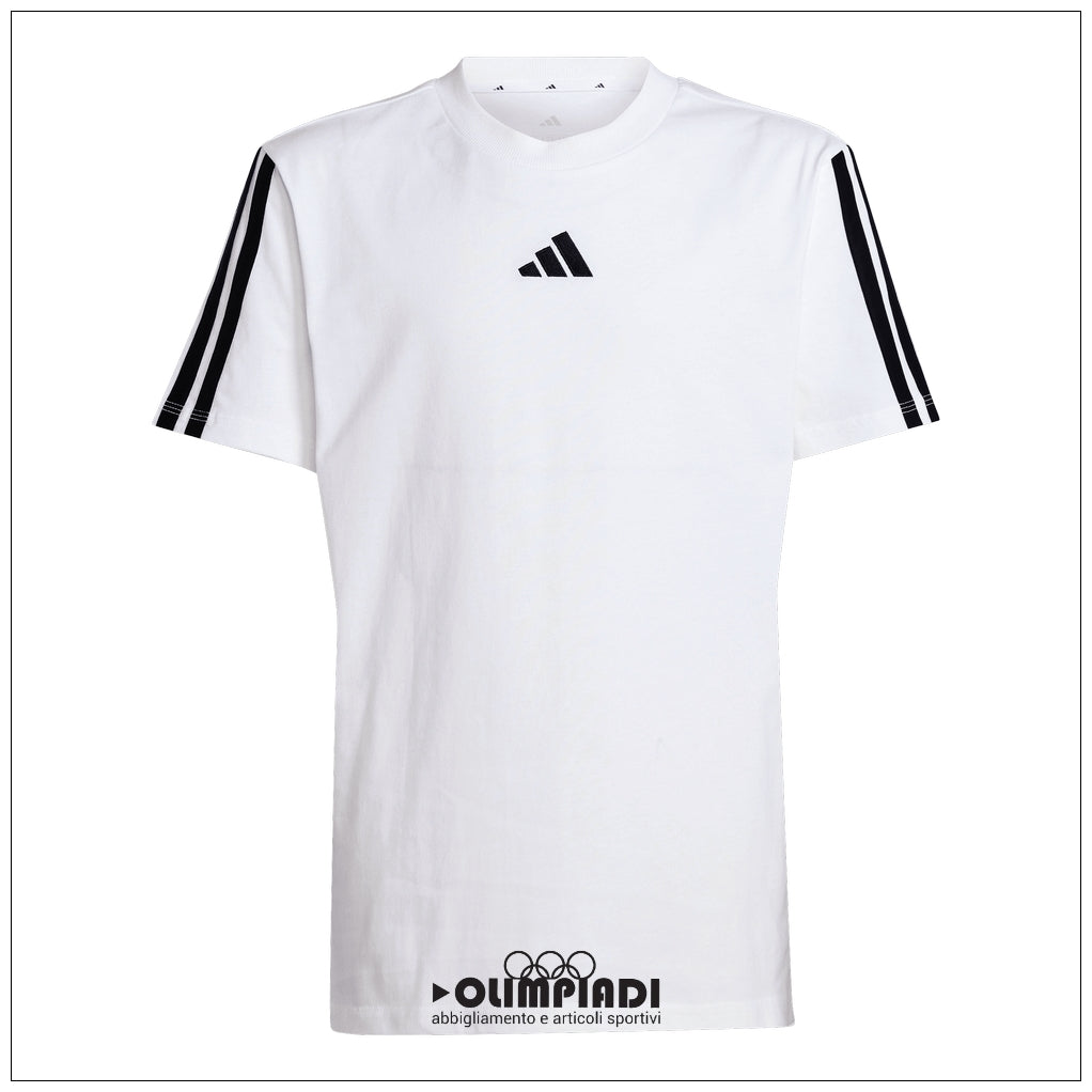 T-Shirt Bambino Ragazzo Adidas 3-Stripes - JD6488