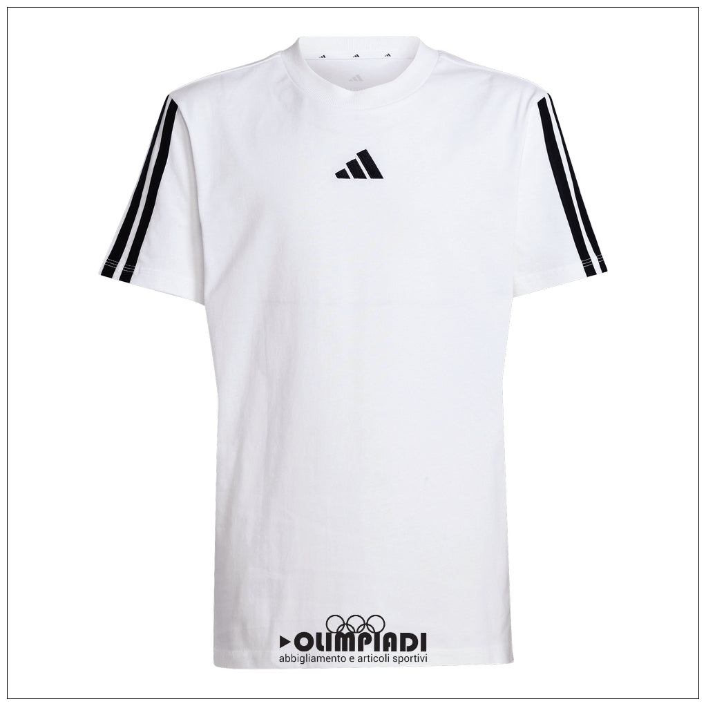 T-Shirt Bambino Ragazzo Adidas 3-Stripes - JD6488