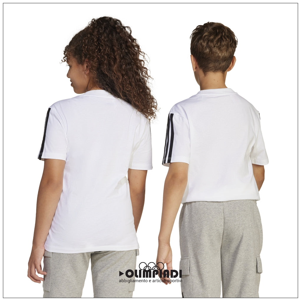 T-Shirt Bambino Ragazzo Adidas 3-Stripes - JD6488