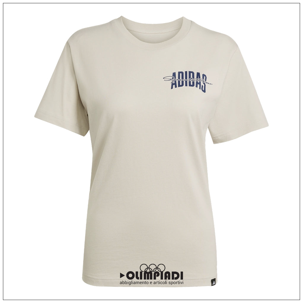 T-Shirt Donna Adidas Collegiate - JM4348 | Wonder Aluminum