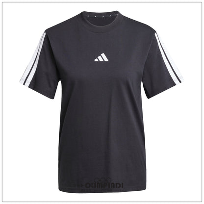 T-Shirt Donna Adidas 3-Stripes Single Jersey - JM2393