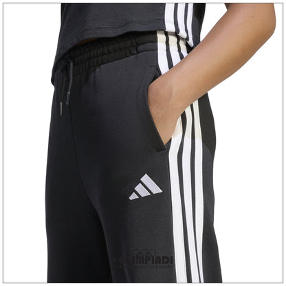 Pantaloni Ragazza Adidas 3-Stripes French Terry - JZ3689