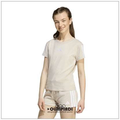 T-Shirt Ragazza Adidas 3-Stripes - KB7299
