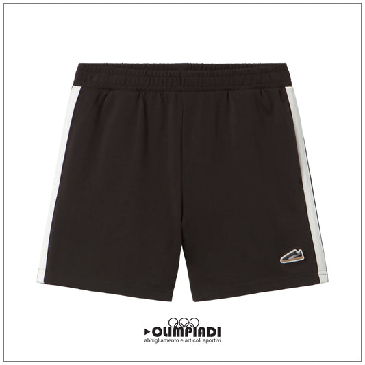 Pantaloncini Corti Bambino Ragazzo Puma Graphic Single Jersey - 695487-01 | Nero