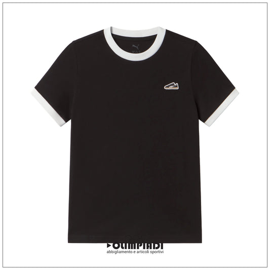T-Shirt Bambino Ragazzo Puma Graphic - 695483-01 | Nero