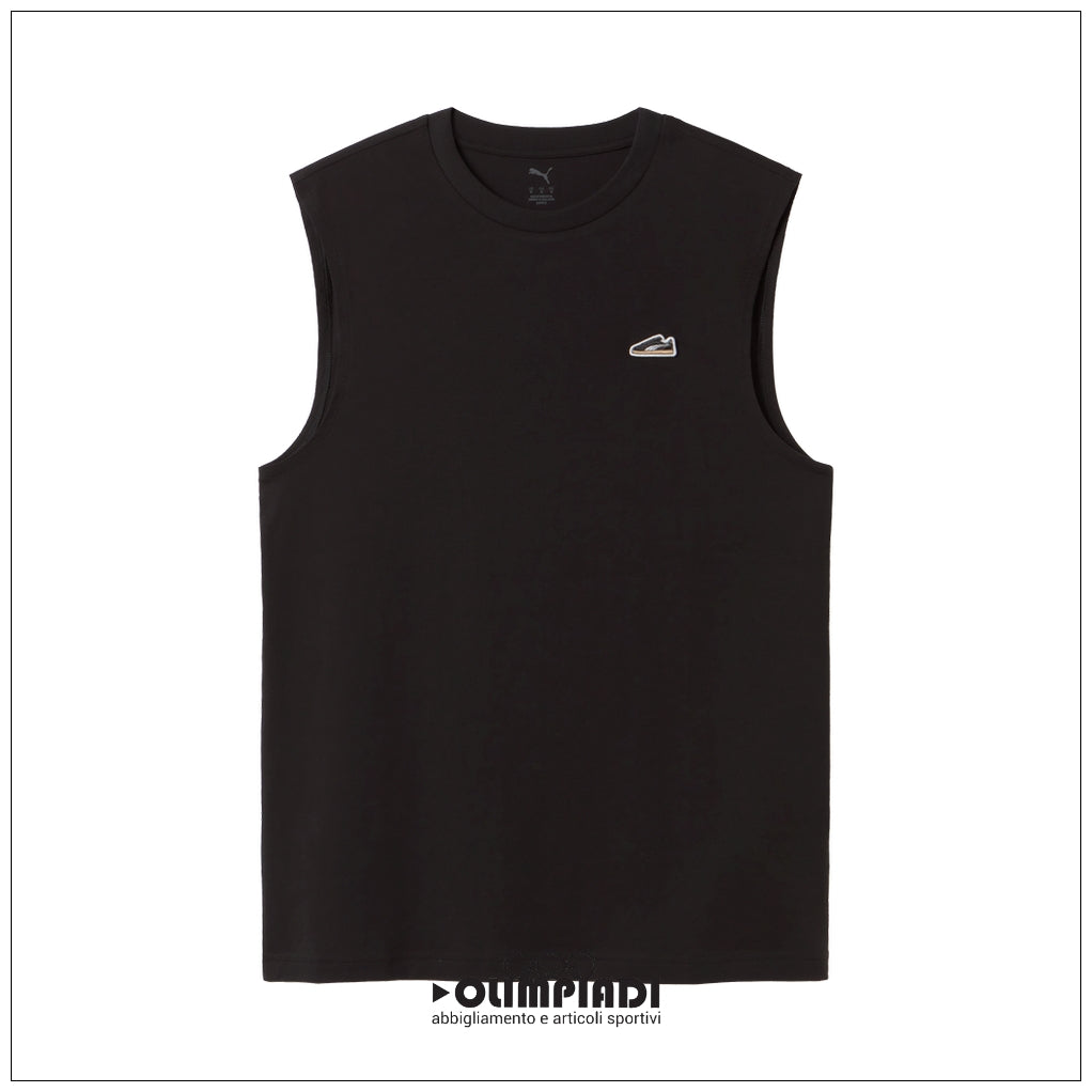 Canotta Uomo Puma Graphic Tank - 695407-01 | Nero