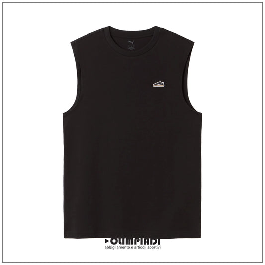 Canotta Uomo Puma Graphic Tank - 695407-01 | Nero