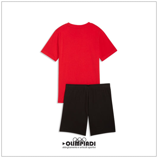 Completo T-Shirt e Pantaloncini Bambino Ragazzo Puma ESS Logo Set - 686298-11