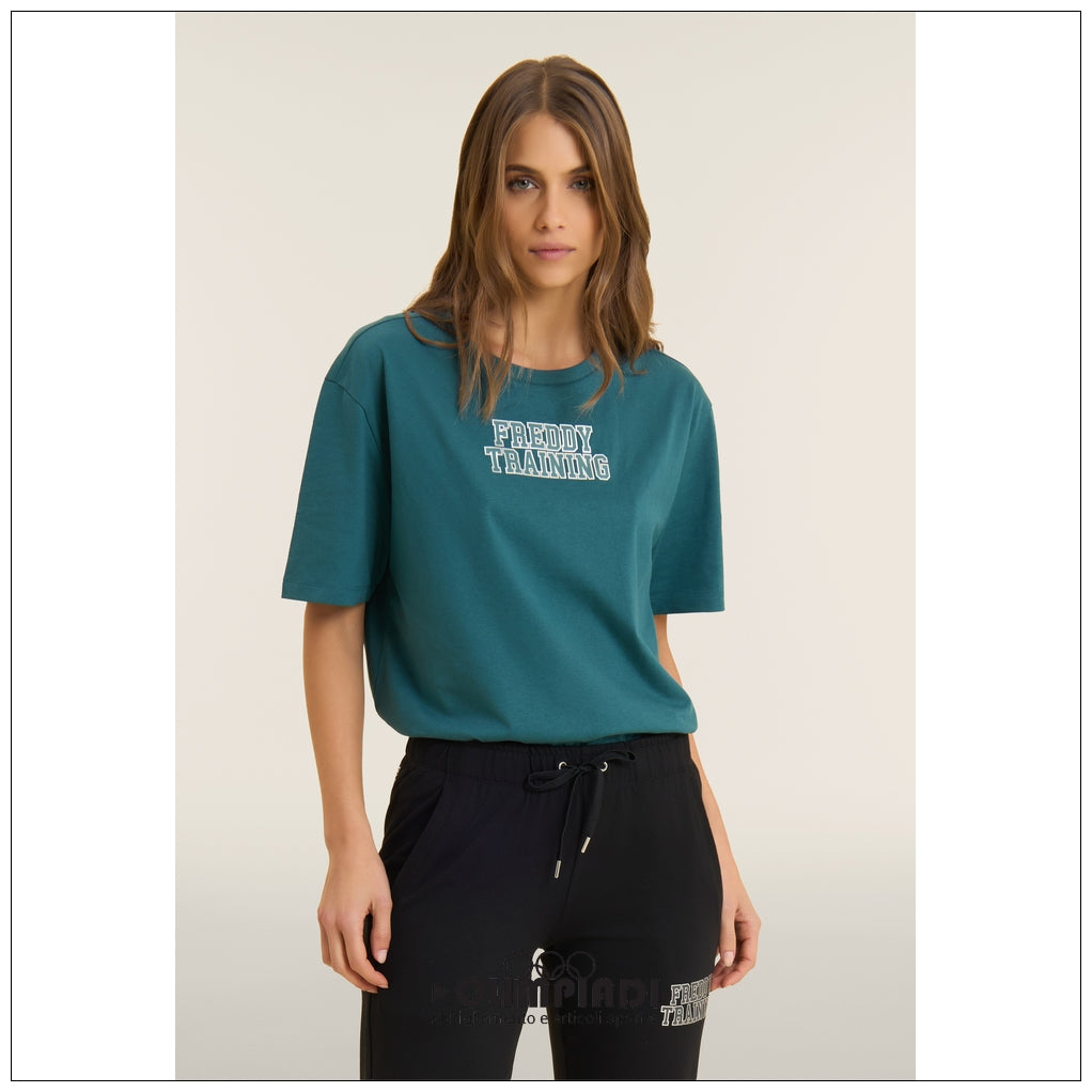 Pantaloni Donna Freddy Jersey Stretch - F26W50P1 | Nero