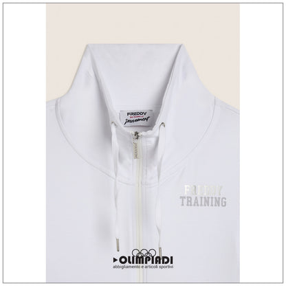 Giacca con Zip Donna Freddy - F26W50S2 | Bianco