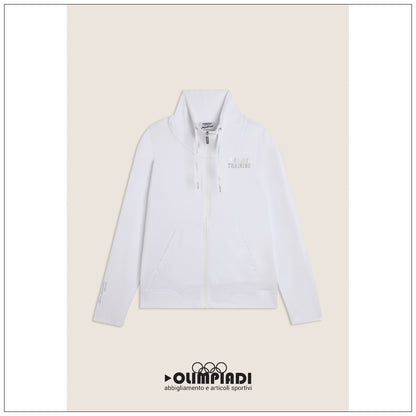 Giacca con Zip Donna Freddy - F26W50S2 | Bianco