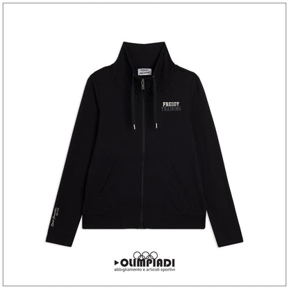 Giacca con Zip Donna Freddy - F26W50S2 | Nero