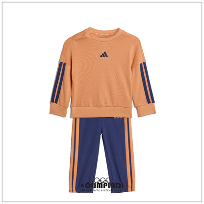 Tuta Neonato Adidas 3-Stripes French Terry - KB9627