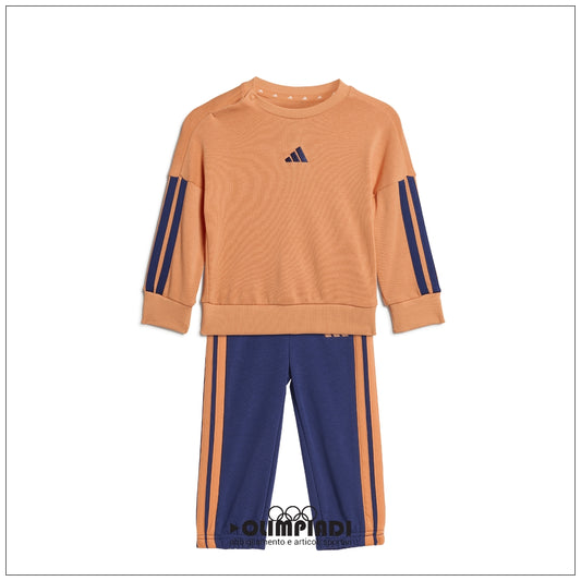 Tuta Neonato Adidas 3-Stripes French Terry - KB9627