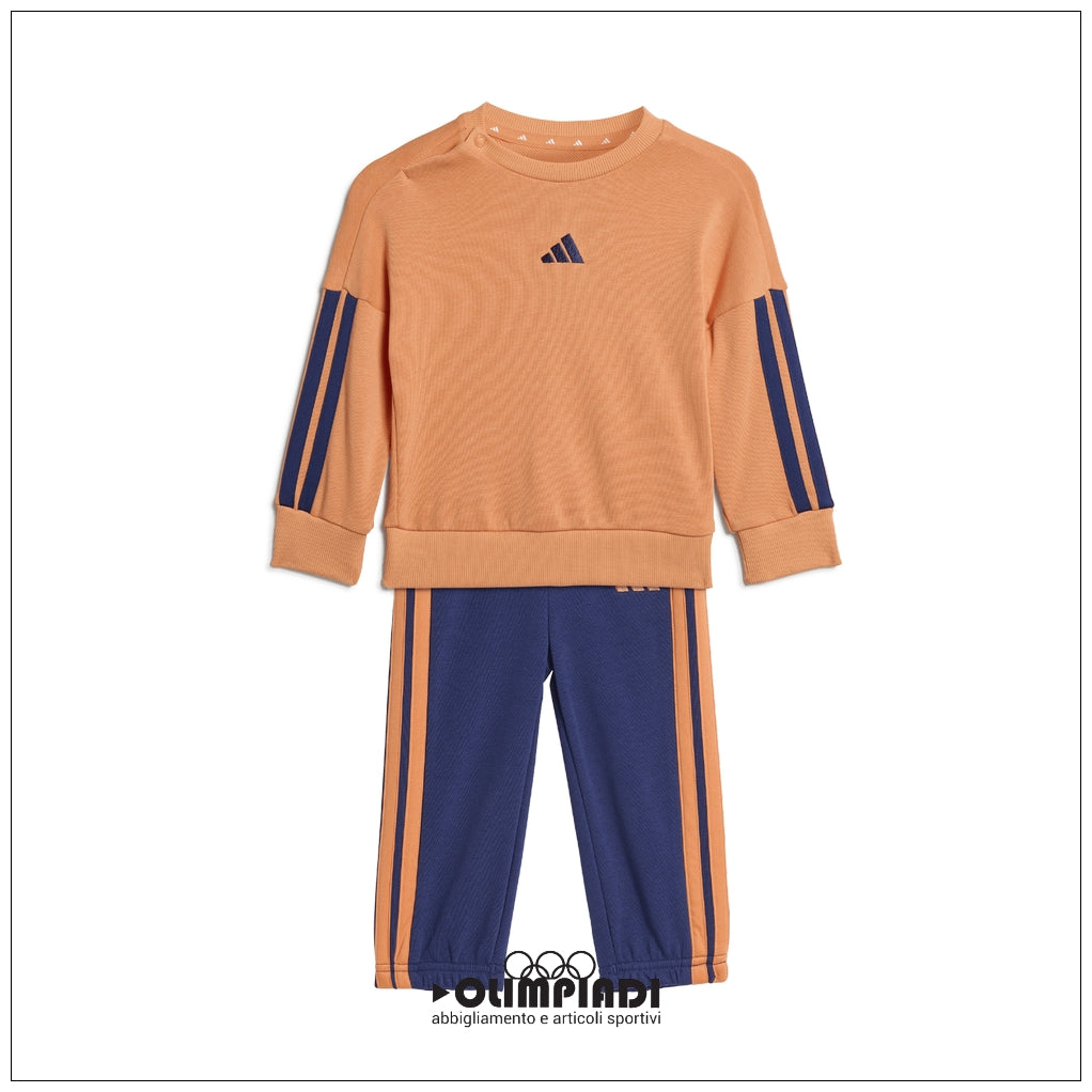 Tuta Neonato Adidas 3-Stripes French Terry - KB9627