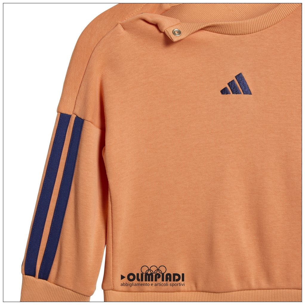 Tuta Neonato Adidas 3-Stripes French Terry - KB9627