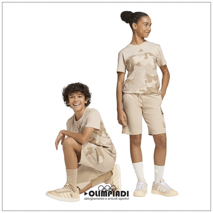 Pantaloncini Ragazzo Adidas Camo FT Short - KB6843