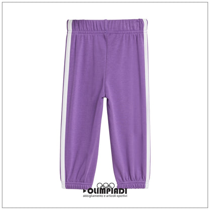 Tuta Neonato/Bambina Adidas 3-Stripes French Terry - KC6152 | Lilla
