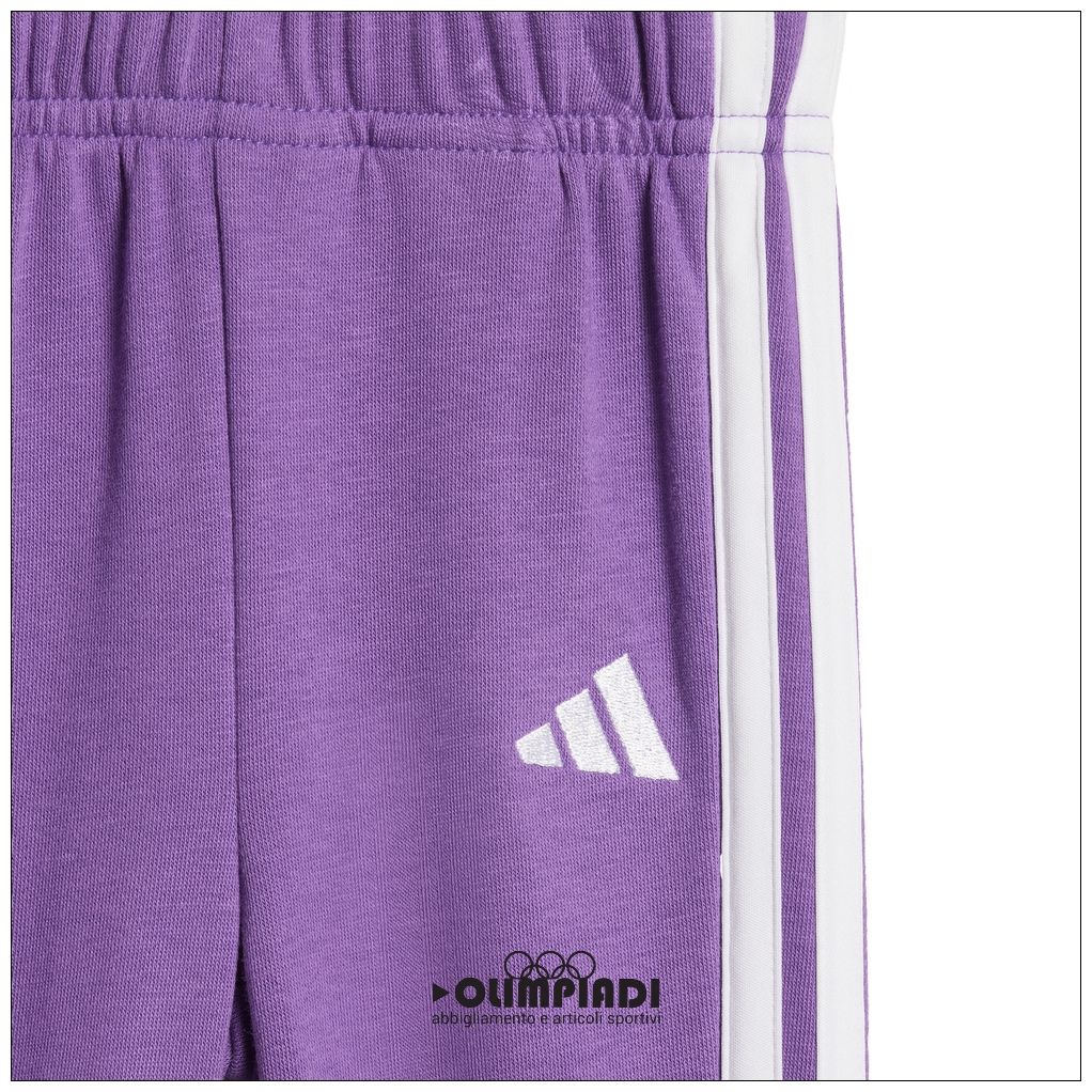 Tuta Neonato/Bambina Adidas 3-Stripes French Terry - KC6152 | Lilla