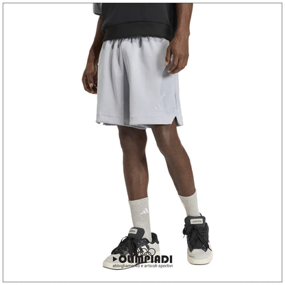 Pantaloncini Uomo Adidas Essentials Shorts - KF8581 | Halo Silver