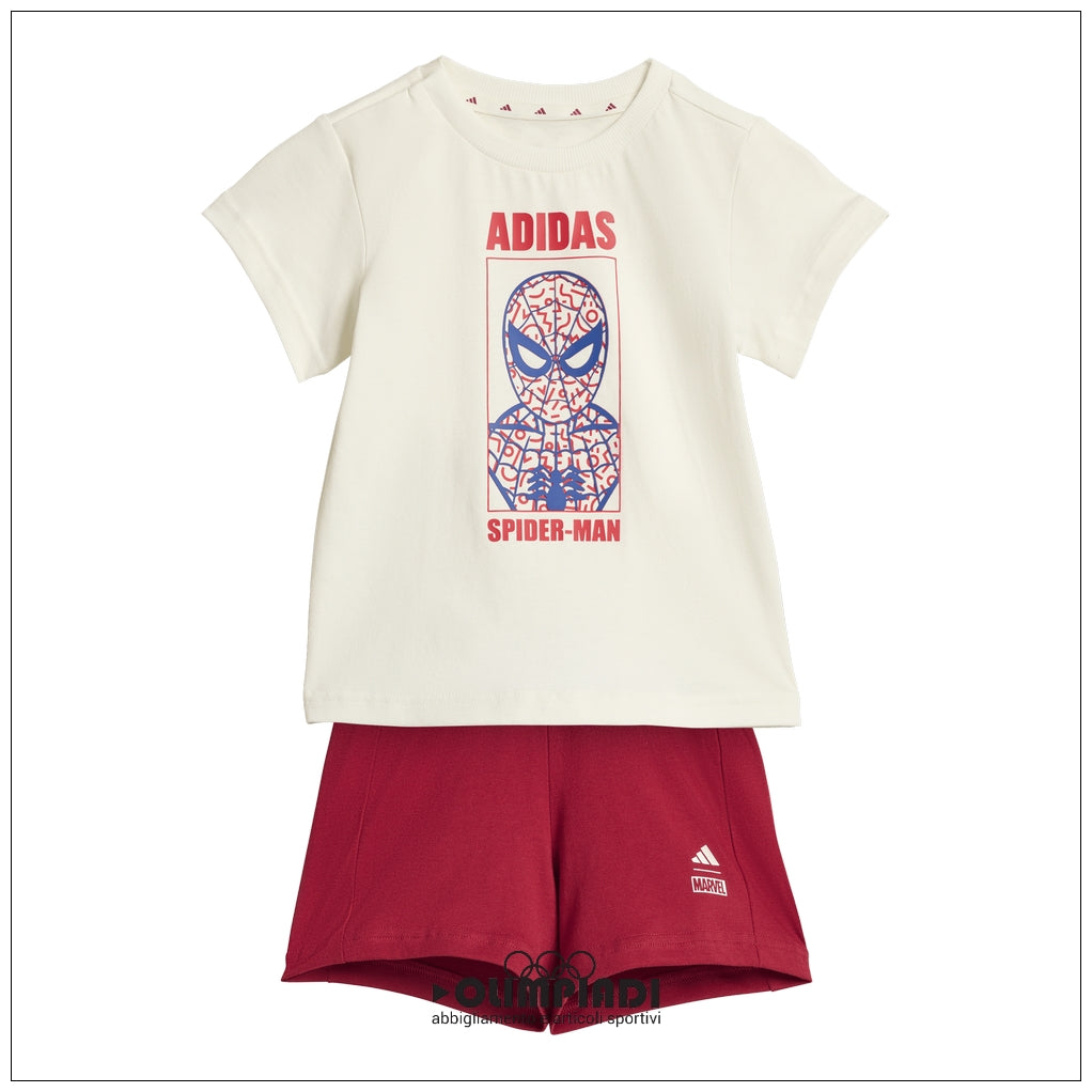 Completo Neonato Adidas Marvel Spider-Man Tee Set - JZ3550